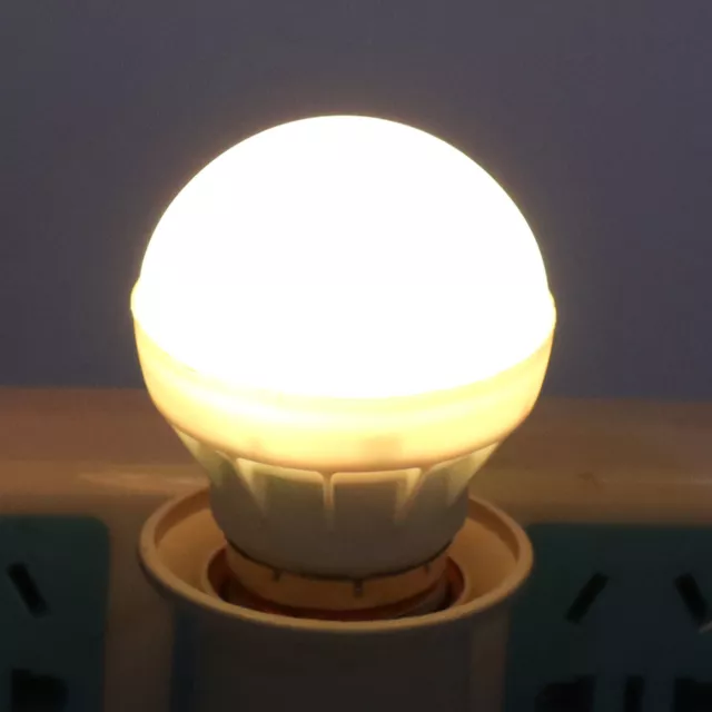 New RGB Bulb 3W E27 Ball Light Bulb For 85‑265V For Home