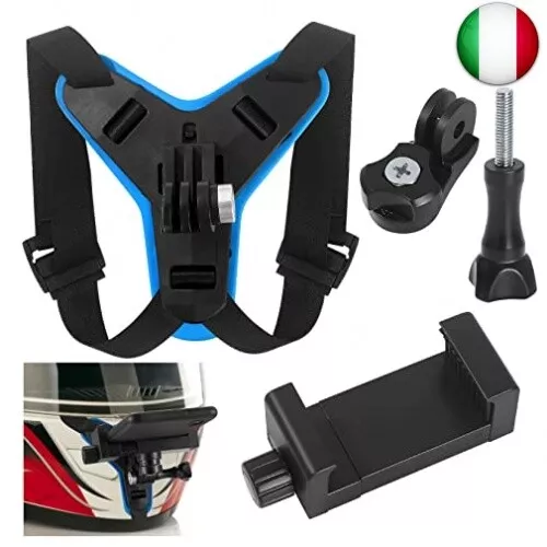 Supporto per Casco da Moto, Supportoda Casco Moto Montaggio Mento Supporto