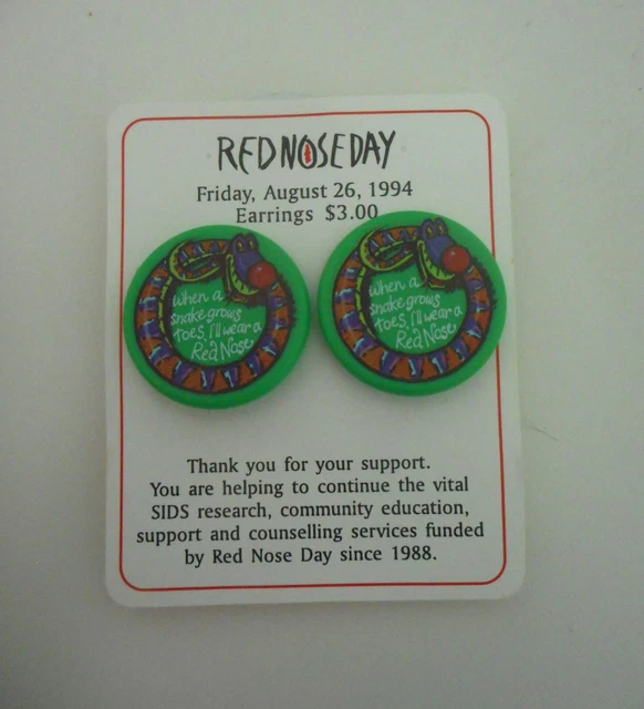 Red nose day best sale earrings
