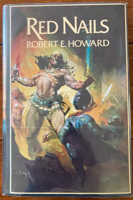 RED NAILS Robert E. Howard, Berkley 1977 hardcover, 1st ed.