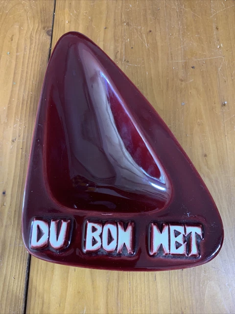 Ancien Cendrier Publicitaire En Faïence Dubonnet – Vintage Déco Rétro