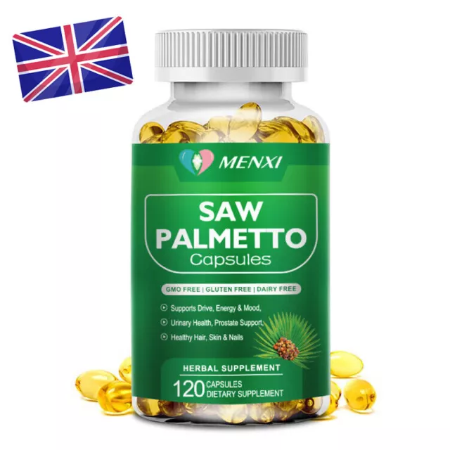 Saw Palmetto Extract 500 Mg Prostate Supplement Urinary Health 120 Capsules