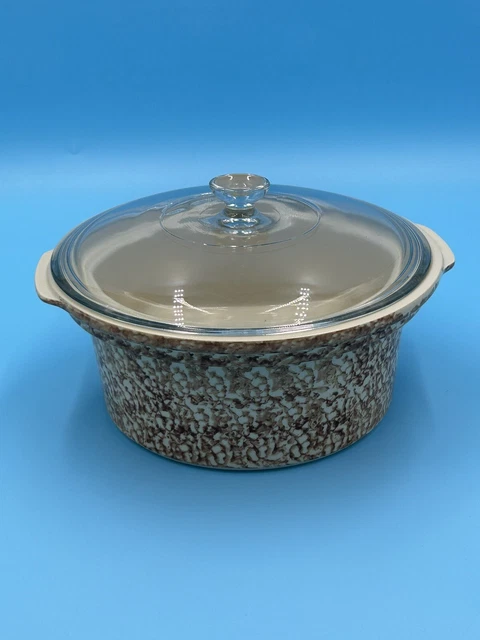 Gerald E Henn Spongeware Casserole Pot W Lid