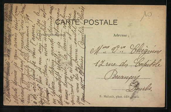 CPA Montreuil-sous-Bois, Rue de Paris prise de la Place du Marché 1923 2