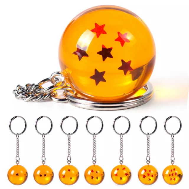Dragon Ball Dragonball Z Son Goku 1-7 Stars Keychain Keyring Schlüsselanhänger