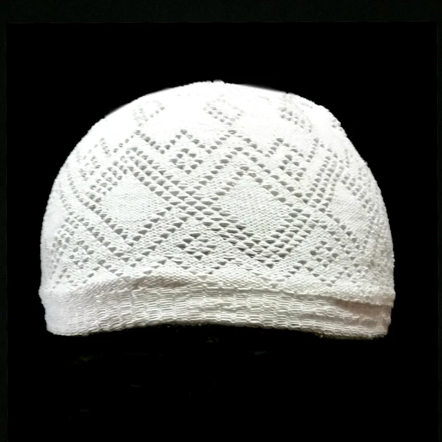 Chapeau Musulman Homme Type Bateau – Velours Doré Sans Bord, Pliable Et Confortable Pour Prière Et Quotidien