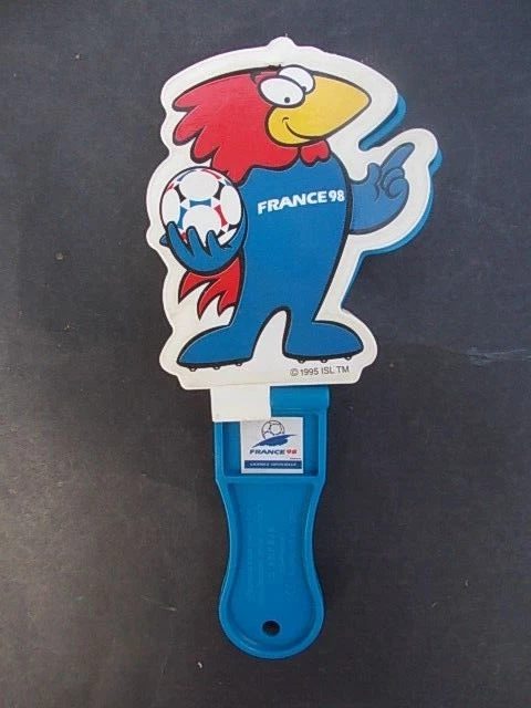 FRANCE 98 Très rare clap clap foot Mundial Mondial football France ZIDANE Footix