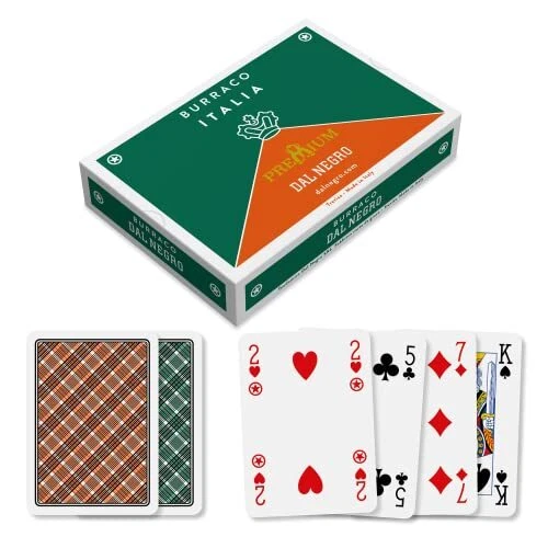 Dal Negro 90078 burraco Italie Cartes de Jeu - Version Italienne
