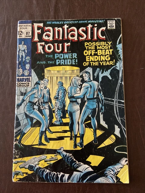 Fantastic Four 87 Doctor Doom app Jack KIRBY Silver Age 1969 Marvel