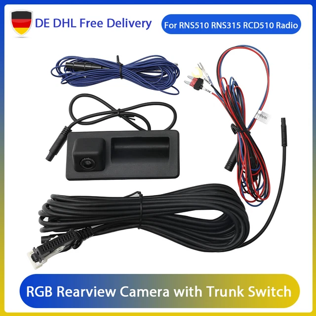 RED WOLF Câble ISO 16 Broches Adaptateur Autoradio - Compatible VW Tiguan, Passat, Golf, BMW Série 1/3/5, Ford Kuga, C-Max - Plug & Play