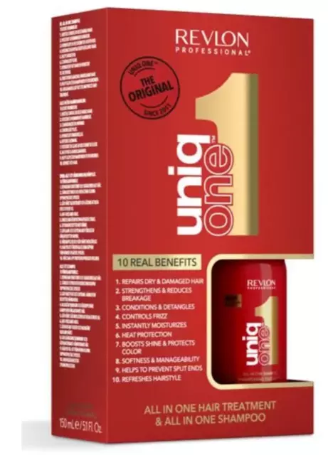 Revlon Uniq One Original 2-Pack Shampoo 100ml & Hair treatment 150ml Duo