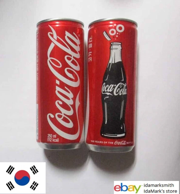 COCA COLA CAN SOUTH KOREA Tall 250ml Coke 2015 Design 100 Years Promo