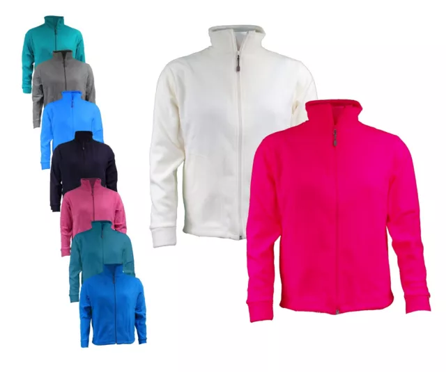 felpa in PILE giacca STORMY LIFE colletto DONNA 10 colorazioni PESCA TREKKING