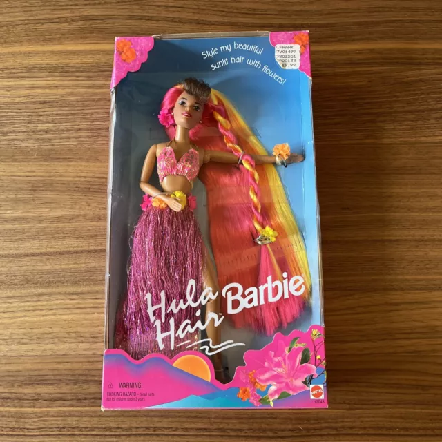 Hula Hair Barbie African American Edition 1996 Mattel #17048 NRFB Rare