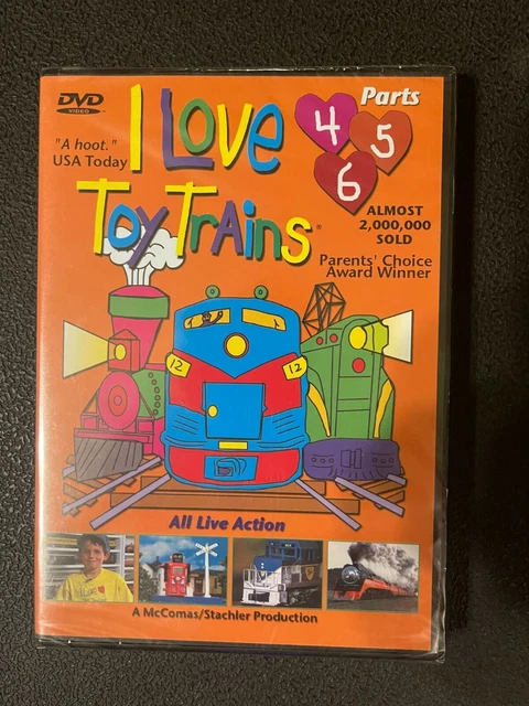 I LOVE TOY Trains - Parts 4, 5 6 (DVD, 2002) New Sealed