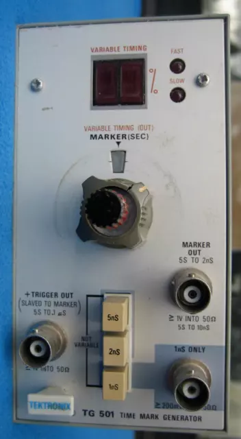 Tektronix TG 501  TIME MARK GENERATOR plug-in für TM500 system TG501  DEFEKT