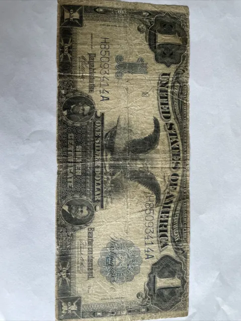 Series of 1899 $1 One Dollar Silver Certificate, Black Eagle Note