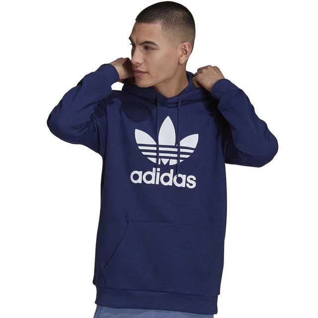 ADIDAS SUDADERA CON Capucha Originals Trefoil Noche Cielo S EUR 61
