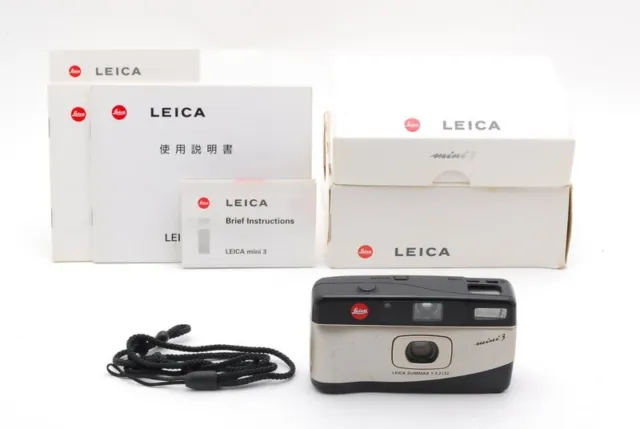 [NEAR MINT w/ Strap Box] Leica Mini 3 III Point & Shoot 35mm Film Camera JAPAN