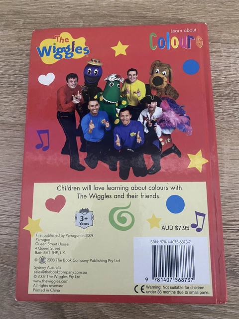 THE WIGGLES 2008 Learn About Colours Sparkle Book FREE POST $12.50 ...