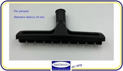 35 x 300 mm Maddocks Spazzola universale per parquet e pavimenti duri con setole in nylon e ruote in plastica 