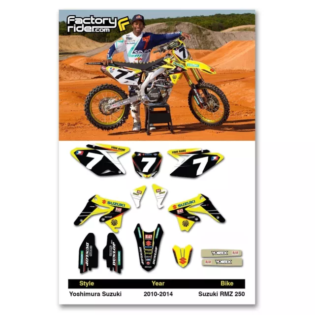 NitroMX Graphics Kit for SUZUKI RMZ 450 2018 2019 2020 Motocross Decals  Stickers