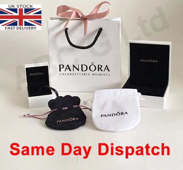 Original PANDORA Gift Bag, Charm Box, bag,Velvet Pouch, ring box, Bracelets box