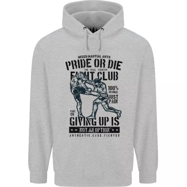 Pride MMA Muay Thai Mixed Martial Arts Mens 80% Cotton Hoodie