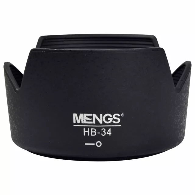 6er MENGS HB-34 Gegenlichtblende Lens Hood für Nikon AF-S DX f/4-5.6 55-200mm