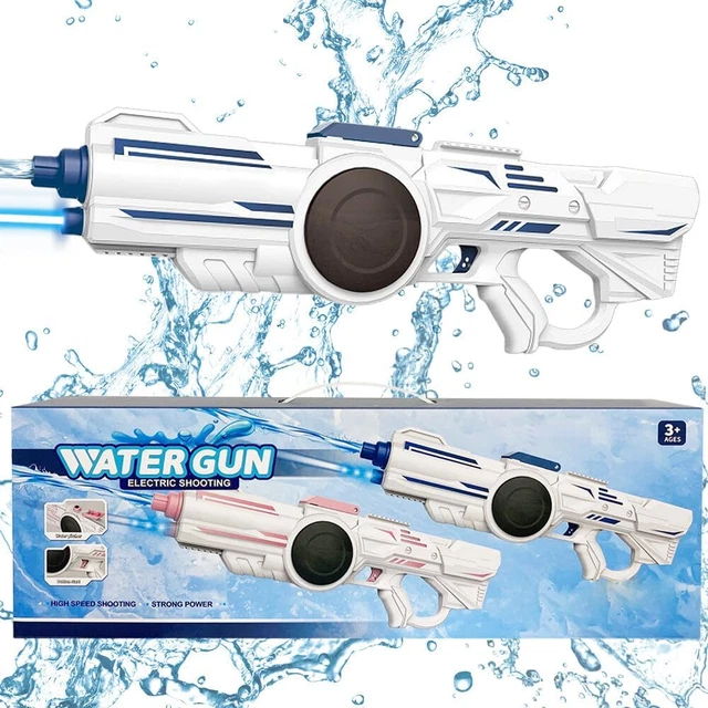 Pistola ad acqua elettrica Glock, giocattolo da tiro completamente automatico, divertimento all'aperto, regalo estivo da spiaggia (rosa) | Leroy Merlin
