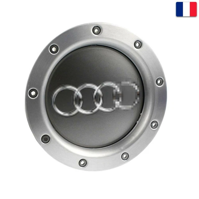Lot De 4 Autocollants Centraux Pour Jantes De Voiture - Diamètre 70mm, Logo "V", Pour Personnaliser Vos Enjoliveurs