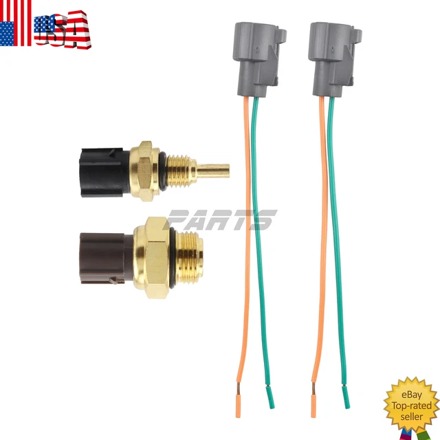 COOLING FAN SWITCH + Coolant Temp Sensor + Connector For ACURA INTEGRA