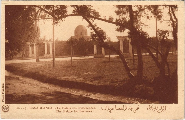 CPA AK MAROC CASABLANCA Le Palais des Conferences Flandrin (37616)
