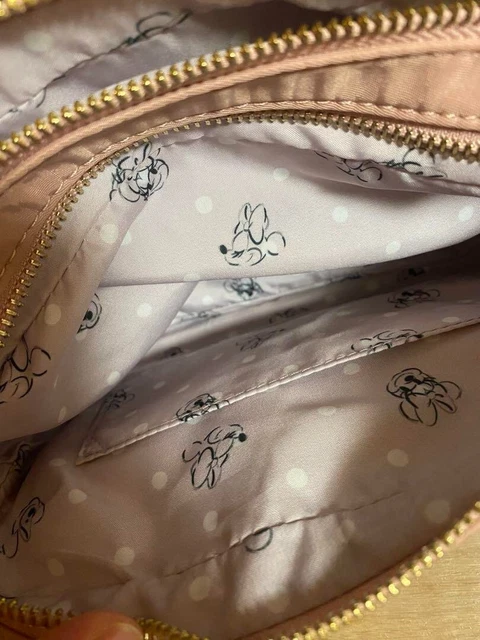 Jill Stuart x Disney Shoulder Bag Minnie Mouse Ribbon Pink Near Mint 6
