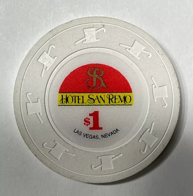 Hotel San Remo $1 Casino Chip Las Vegas Nevada