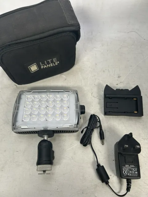 Manfrotto LED Lumière MicroPro2, Gradation Contrôle, Boule Tête , Sac, Npf Pile
