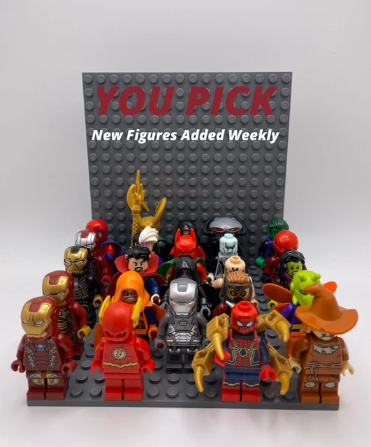 LEGO Marvel & DC Super Heroes Minifigures - YOU PICK - Ironman, Batman, Hulk