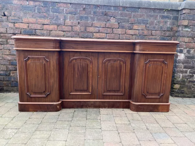 Antique Victorian Large Mahogany Chiffonier Sideboard