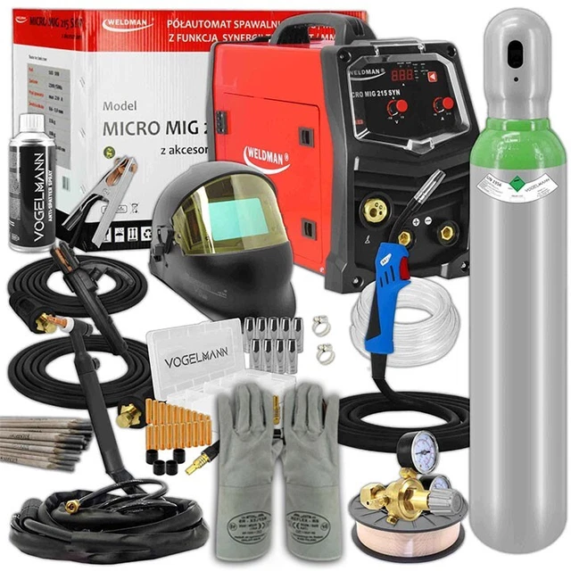 Weldman MICRO MIG 215 SYN Synergy Poste à souder soudage MIG MMA TIG - jeu n°3