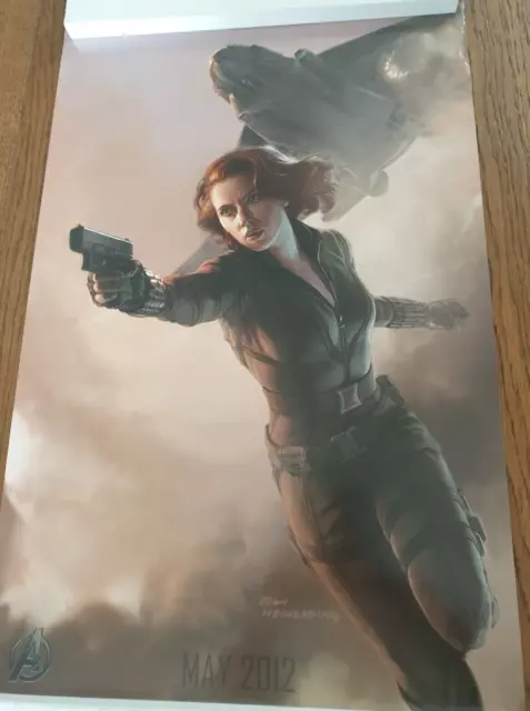 Black Widow Scarlett Johansson Movie Poster Art Print - Poster