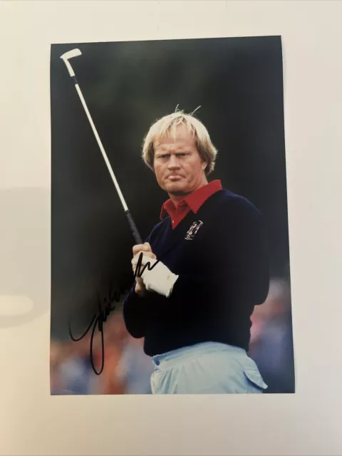 Jack Nicklaus Signed Photo 8x12