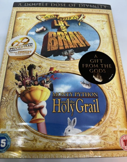 LIFE OF BRIAN Monty Python & the Holy Grail 2 Film DVD with Slipcase ...