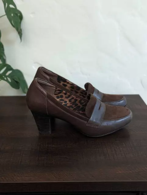 Clarks tarah online grace heeled loafer