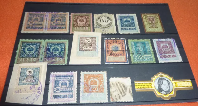 Österreich Ungarn Lot Reklamemarken Wertmarken Maria Theresia K.u.K. Monarchie