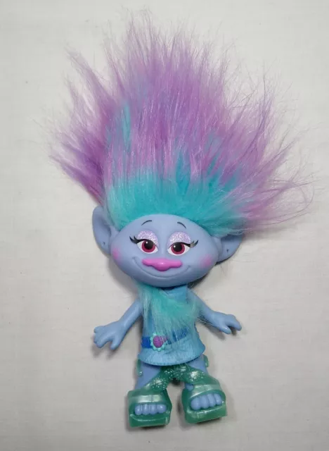 Hasbro DreamWorks Trolls Movie Figure Twin Chenille Blue Toy Character