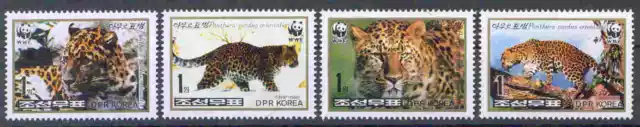 WWF - Korea - Amur Leopard - 1998 - Complete Set - Perfectly Preserved - **/MNH