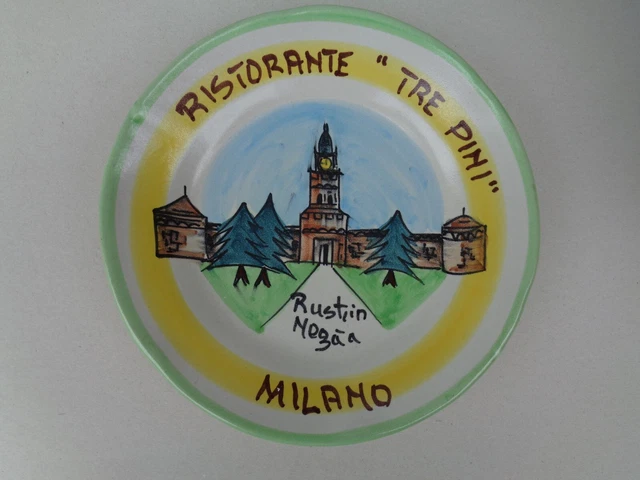 Piatto Del Buon Ricordo - Ristorante "Tre Pini" Rustin Nega' - Milano