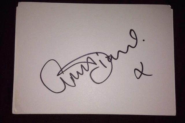 Anne Diamond Signed 6X4 White Card Tv Autograph Tv Am Radio Presenter
