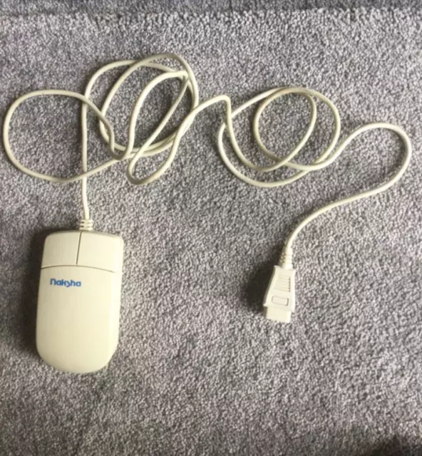 Vintage computer Naksha Mouse with Atari ST and Commodore  Amiga Connetions