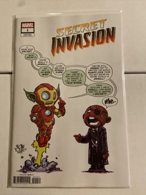SECRET INVASION 1 Skottie Young Variant Marvel Comics NM